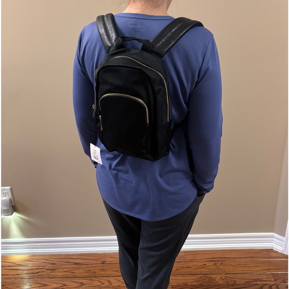 2/$15 NWT Indigo black nylon mini backpack. - Picture 7 of 8
